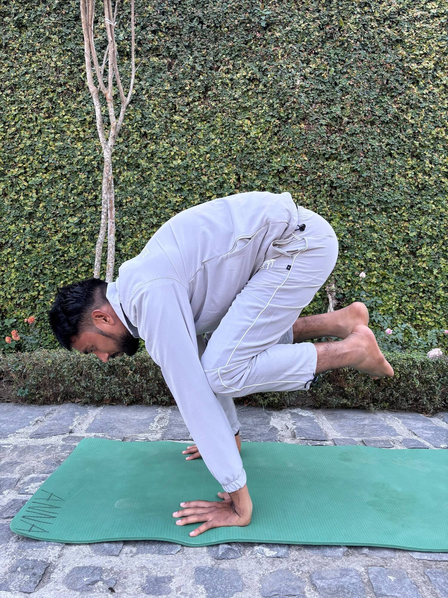 bakaasana ( crane pose)