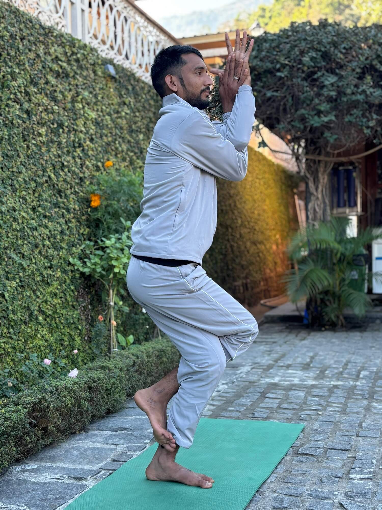 Eagle Pose (Garudasana)